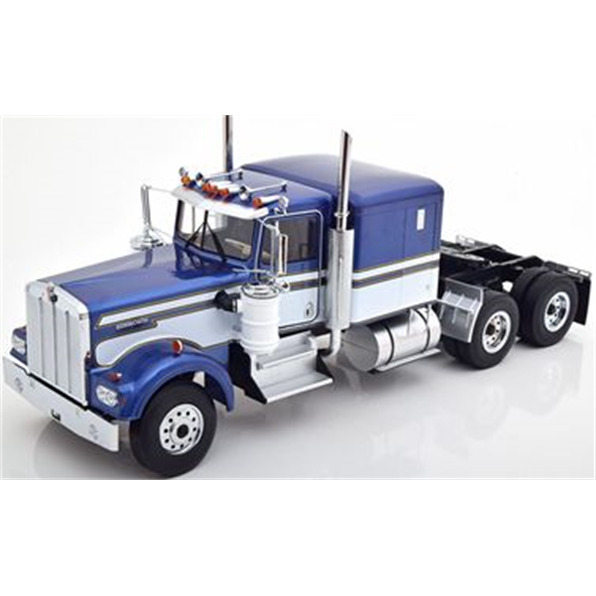 Kenworth W900 Blue Metallic/White/Gold