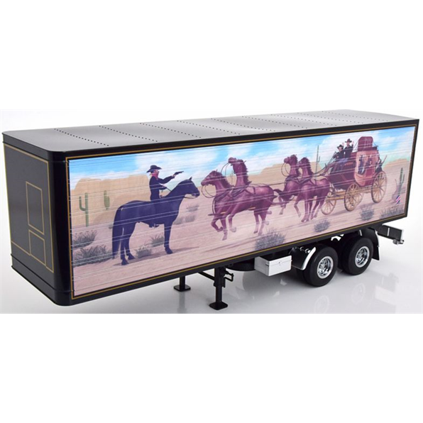 Truck Trailer Black/Decoration