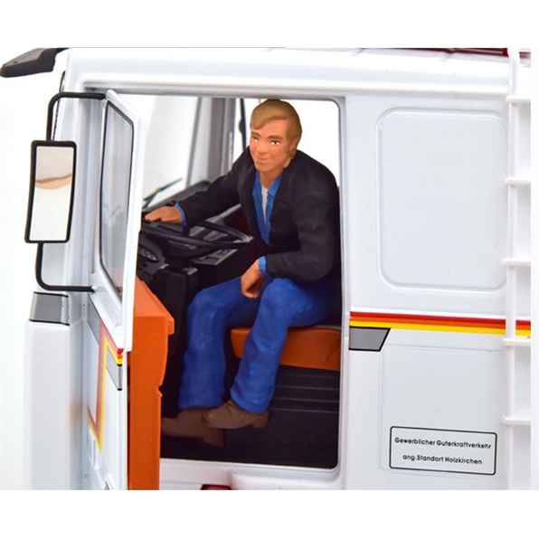 Trucker Gunther Sitting in Truck