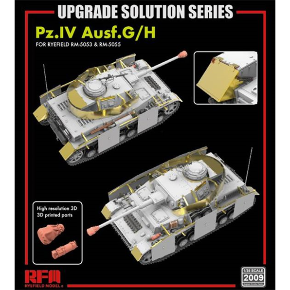 Pz.IV Ausf.G/H Detail-Up Sets For 5053 + 5055