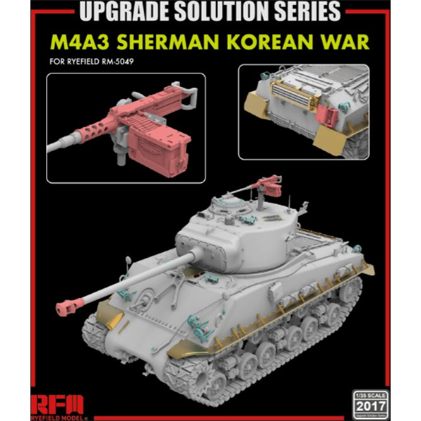 Upgrade Set for 5049 M4A3 76w HVSS Sherman
