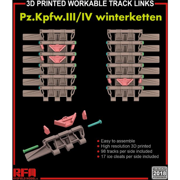 Workable Track Links for Pz.III/IV Winterketten