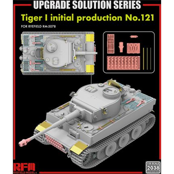 Upgrade Set for 5078 Tiger I Initial Production No.121