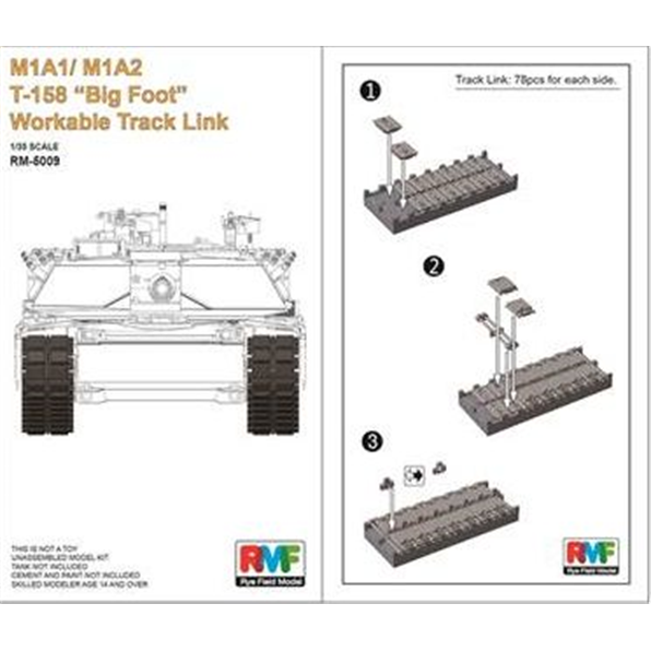 M1A1/M1A2 T-158 Big Foot Workable Tracks