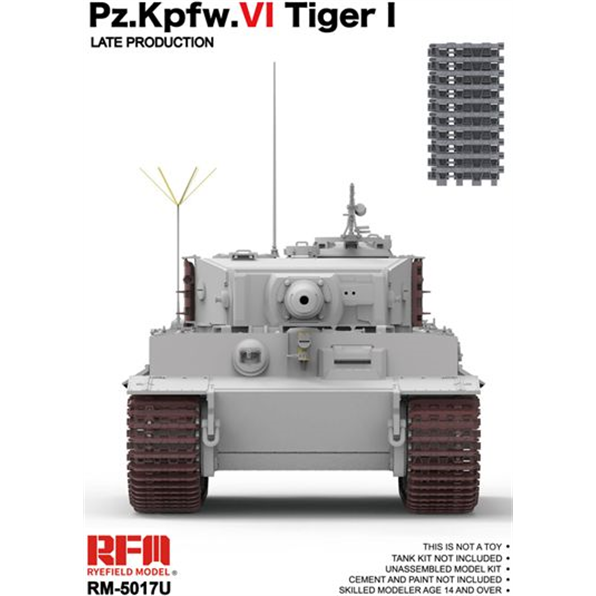 Workable Track Links for Tiger I Late (New Mould Upgraded Version)