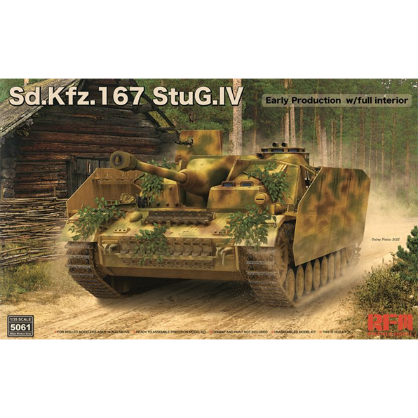 Sd.Kfz.167 StuG.IV Early Production w/Full Interior and Workable Track Links