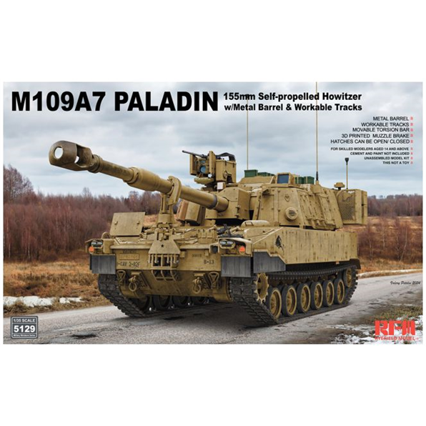 M109A7 Paladin?155mm Self-Propelled Howitzer w/Workable Tracks