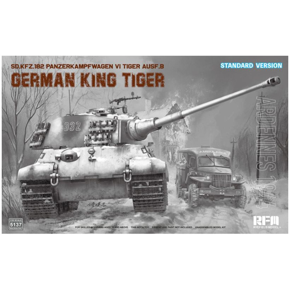 King Tiger Sd.Kfz. 182 Pz.Kpfw.VI Ausf.B German King Tiger Ardennes 1944 (Standard)