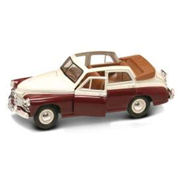 Gaz M20 Pobeda Conv - Burgundy/Cream