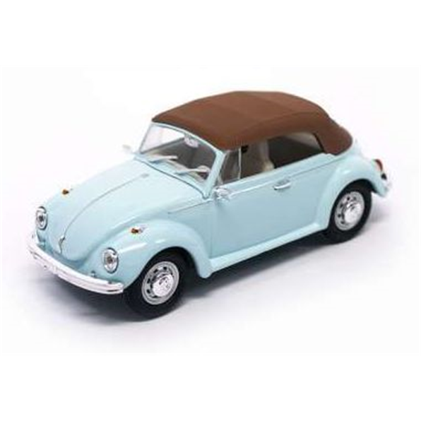 VW Beetle light blue/brown 1972