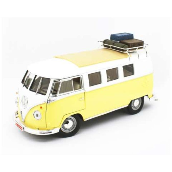 Volkswagen T1 Bus Camping Version Yellow/ White 1962