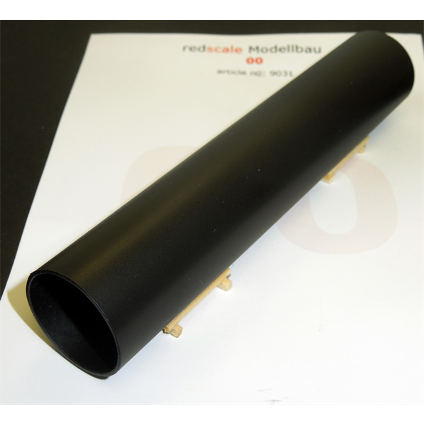 Steel Pipe 5" x 1" - Black