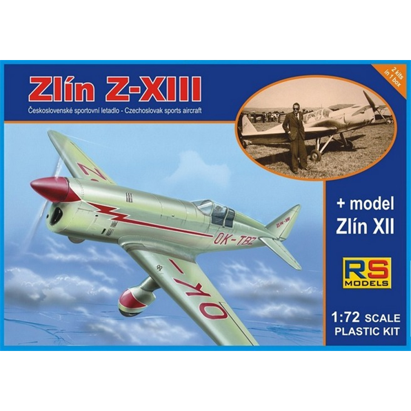 Zlin-XIII + Zlin XII.102 (3 decal v. for Czech)