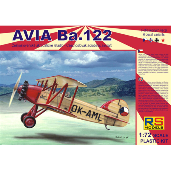 Avia Ba.122 with Castor Pollux (6 decal v. for Czech, Luftwaffe, Slovakia, USSR)