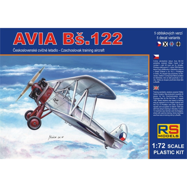 Avia Bs-122 Trainer (5 decal v. for Bulgaria, Czech, Luftwaffe, Slovakia)