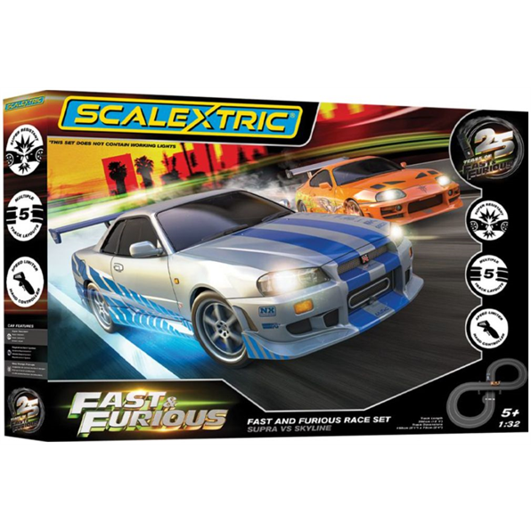 Fast and Furious Set 25 Years Supra vs R34