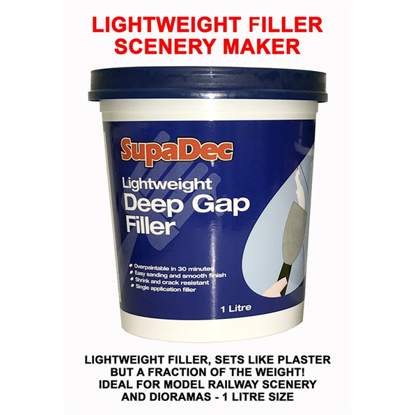 SupaDec Lightweight filler/Scenery Maker 1 Litre