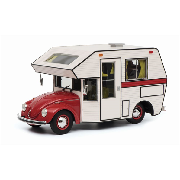 VW Kafer Motorhome, red 1:18