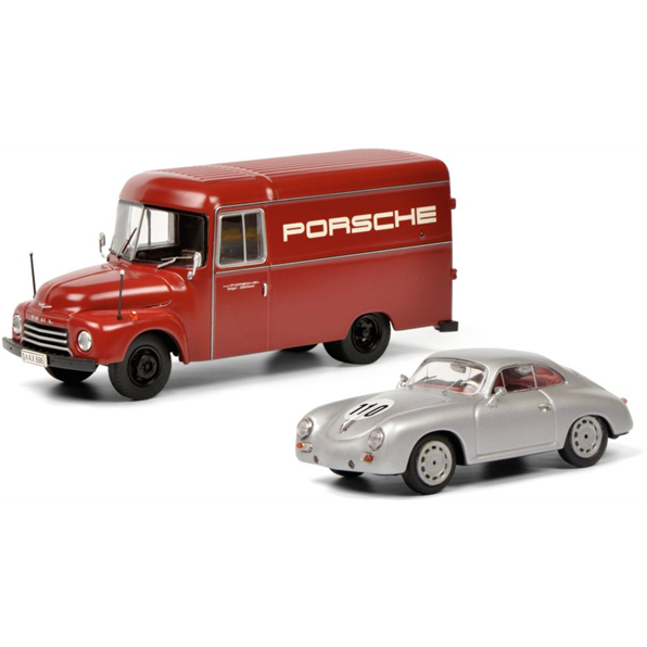 Opel Blitz 'Porsche' + Porsche 356 Coupe S