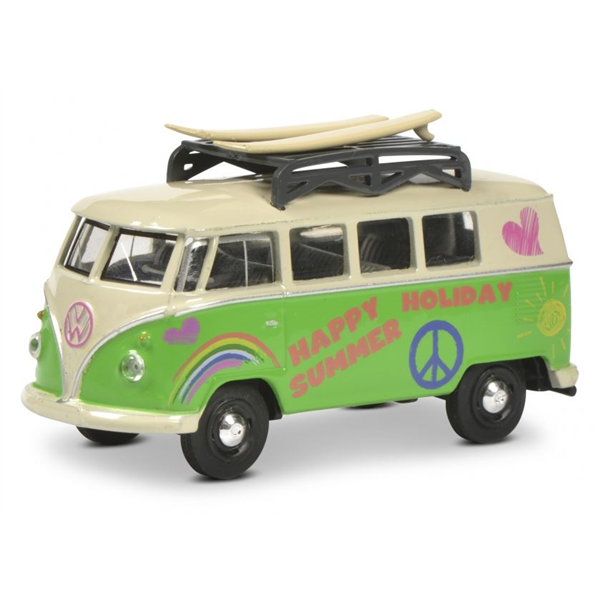 VW T1 Bus 'Surfer' Green/Grey