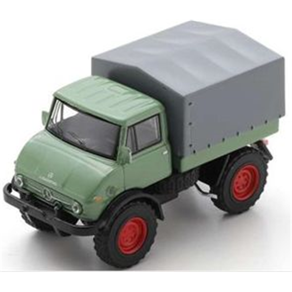 Unimog U406 Resedagreen/Red Rims