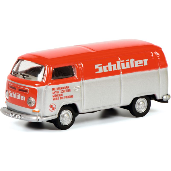 VW T2 Box Van 'Schluter' Red/Silver