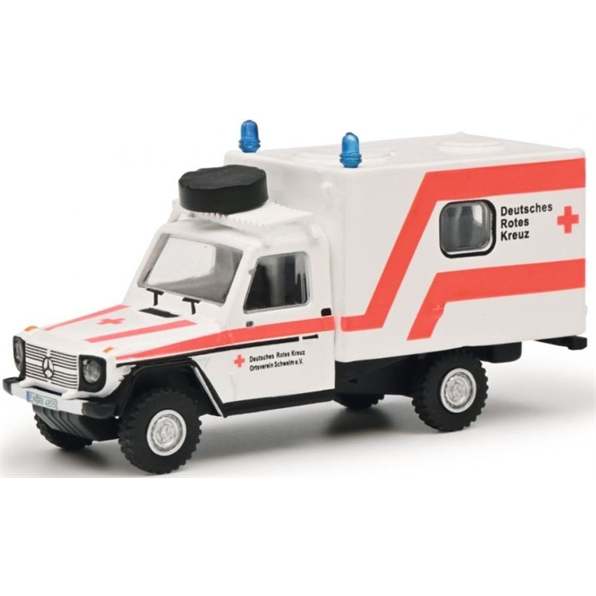 Mercedes Benz G Red Cross White