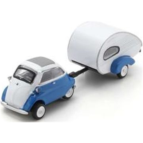 Isetta w/Home Trailer Blue/White