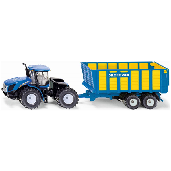 Tractor w/Silage Trailer