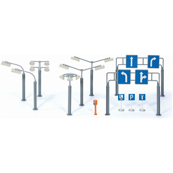 Road Signs and Street Lamps