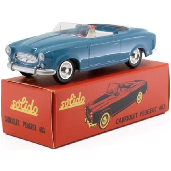 Peugeot 403 Cabriolet Blue 1959 100 Series'