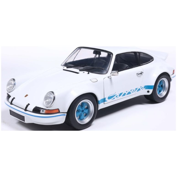 Porsche 911 RSR White/Blue Carrera Stripes 1973
