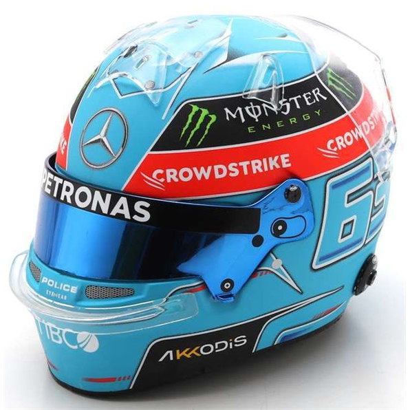 Mercedes AMG Petronas George Russell F1 Helmet Brazilian GP 2022