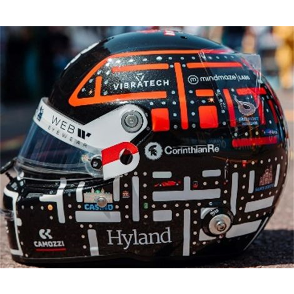 Alfa Romeo F1 Team Stake Valtteri Bottas Monaco GP 2023 Helmet