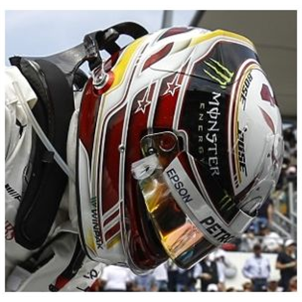 Lewis Hamilton Mexican GP Helmet F1 World Championship 2018