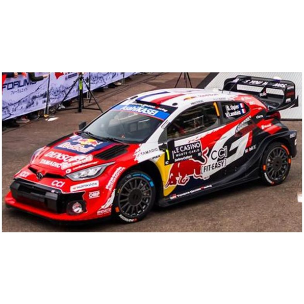 Toyota GR Yaris Rally1 #1 Gazoo Racing WRT 3rd Monte Carlo Rally 2026 Ogier/Landais