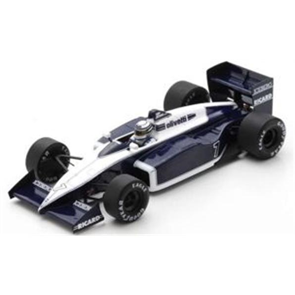 Brabham BT56 #7 3rd Mexican GP 1987 Riccardo Patrese