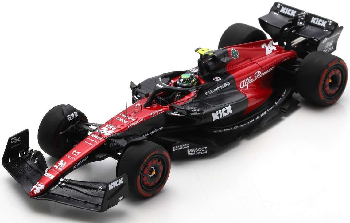 Casque Bell 1:2 Casque Miniature F1 Alfa Romeo Zhou Guanyu - Réplique Officielle 2023 Casque F1 Miniature Casque Bell 1:2 Casque Miniature F1 Alfa Romeo Zhou Guanyu - Réplique Officielle 2023 Casque F1 Miniature