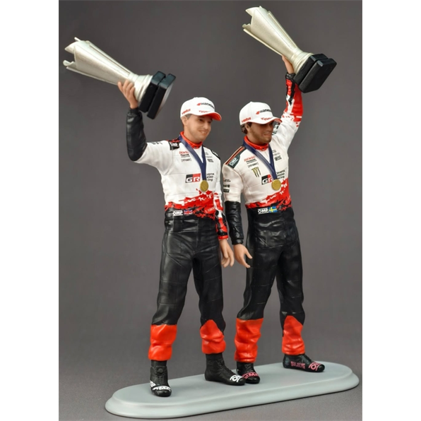 Oliver Solberg and Edmondson Elliott Figures Toyota GR Yaris Rally1 99# 1st 2026 M.C