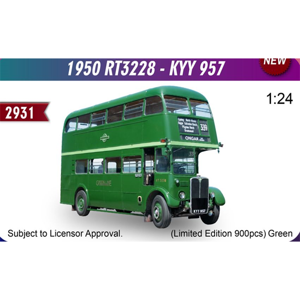 AEC Regent III - RT3228 - KYY 957 1950 Greenline