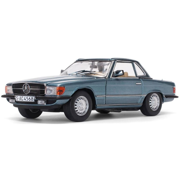 Mercedes-Benz 350 SL Hard Top Blue 1977