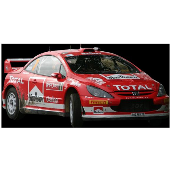 Peugeot 307 WRC Gronholm/Rautiainen Winner Rally Japan 2005 (Limited Edition 999pcs)