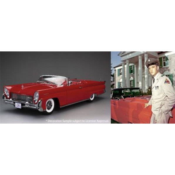 Lincoln Continental MKIII Open Convertible Elvis Presley - Red (with figure) 1958