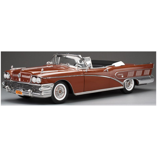 Buick Limited Riviera Open Convertible Garnet Red 1958