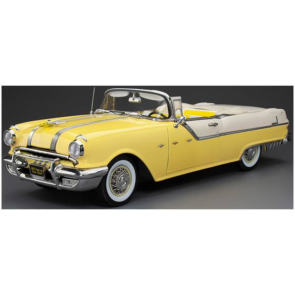 Pontiac Star Chief Open Convertible White Mist Avalon Yellow 1955