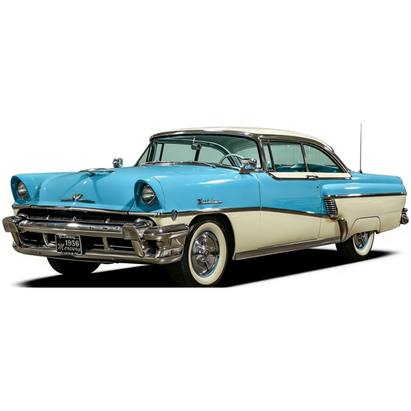 Mercury MontClair Hart Top Classic White Niagara Blue 1956