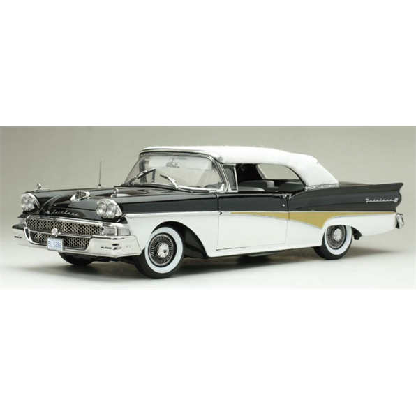 Ford Fairlane 500 Convertible Black/White 1958