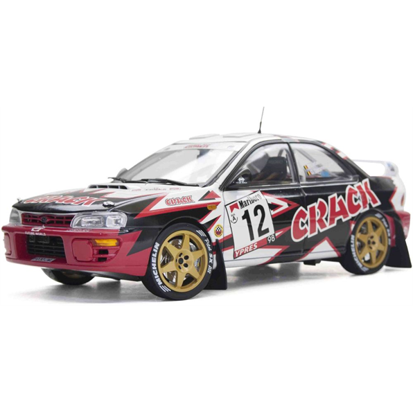 Subaru Impreza 555 No.12 Crack Rally Ypern 1998 P.Litaer