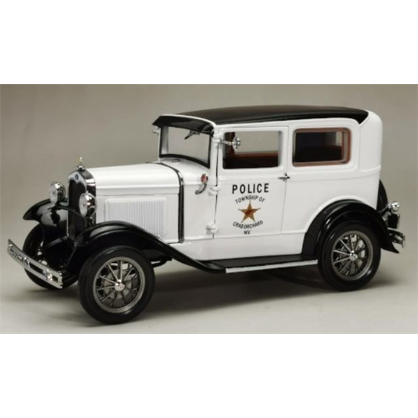 Ford Model A Tudor White West Virginia Police 1931