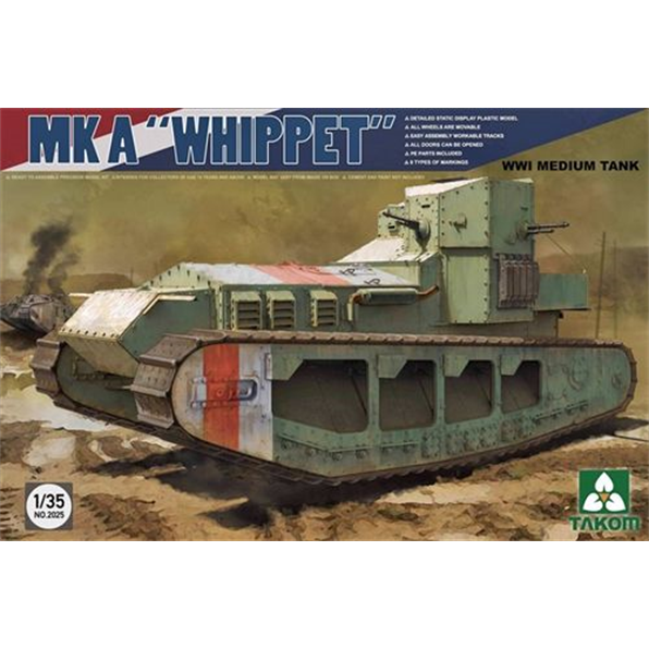 WWI Medium Tank Mk A Whippet